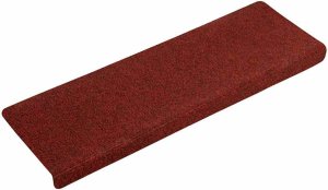 vidaXL Maty na schody samoprzylepne 30 szt. Czerwone 65x21x4 cm 2