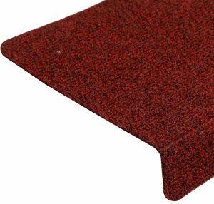 vidaXL Maty na schody samoprzylepne 30 szt. Czerwone 65x21x4 cm 6