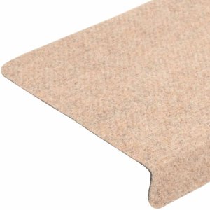 vidaXL Maty na schody samoprzylepne 20 szt. Kremowe 65x21x4 cm 6
