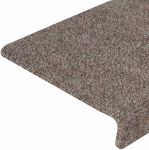 vidaXL Maty na schody samoprzylepne 30 szt. Kremowe 65x21x4 cm 6