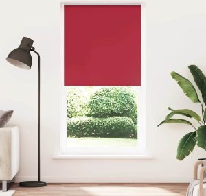 vidaXL Roleta zaciemniająca Red 115x230 cm Szerokość tkaniny 110,7 cm 1