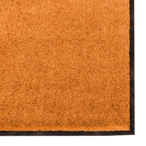vidaXL vidaXL Wycieraczka Pomarańczowa, Czarna Poliamid 250 x 120 x 0.9 cm 3