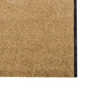 vidaXL vidaXL Wycieraczka Kremowa, Czarna Poliamid 400 x 120 x 0.9 cm 3