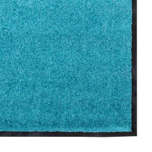 vidaXL vidaXL Wycieraczka Turkusowa, Czarna Poliamid 300 x 120 x 0.9 cm 3
