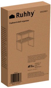 Półka kuchenna bambusowa - 2 szt. Ruhhy 25661 16