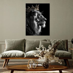 OBRAZ NA PŁÓTNIE ŚCIANĘ KRÓL LEW MOTYWACYJNY DO SYPIALNI SALONU 60x40 2