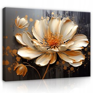 Obraz ABSTRAKCJA 3D LILIA KWIAT Na Płótnie Ścianę Do Sypialni Salonu 60x40 1