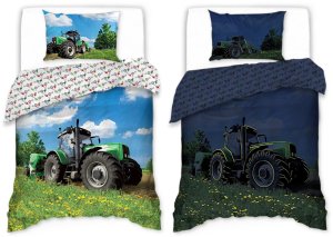 Pościel Świecąca W Ciemności 140X200 Traktor 2639 C 1