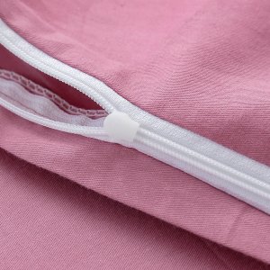 Pościel Bawełniana Z Falbanką 140X200 Różowa Fbf 09 9