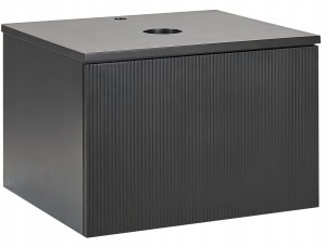 Wisząca szafka pod umywalkę ALZIRA 60 cm 52 cm 40 cm Czarny Lumarko! 1