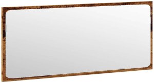 vidaXL 4-częściowy zestaw mebli łazienkowych, stare drewno 4