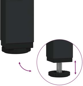 Kosz na pranie vidaXL Kosz na pranie 2 przegrody z półką, dąb sonoma 9