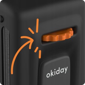 Podnóżek do fotelików samochodowych Okiday Stópołapki Czarny 3