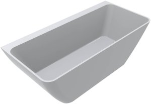 Wanna przyścienna MIRAGGIO ISLAND 169*80*58 Połysk Biała 0000601 7
