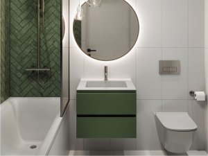 Umywalka nablatowa MIRAGGIO ERICA 60*50*16 Połysk Biała 8813410 8