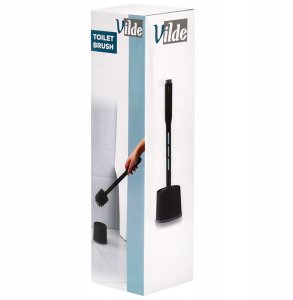 Szczotka do Toalety Silikonowa ze Stojakiem i Dozownikiem Płynu VILDE 40 cm 11