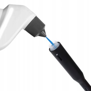 Szczotka do Toalety Silikonowa ze Stojakiem i Dozownikiem Płynu VILDE 40 cm 9