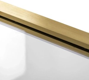 Kabina Prysznicowa Rea DIAMOND 90x90 Złota Szczotkowana 6