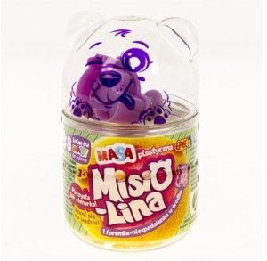 Masa plastyczna Misiolina 60g 1 fo remka Pomarańczowa 1