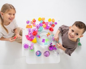 Masa plastyczna Misiolina 60g 1 foremka Różowa 4