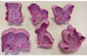 Masa plastyczna Misiolina 60g 1 foremka Różowa 7