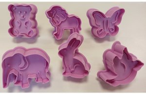 Masa plastyczna Misiolina 2x50g 2 foremki zielony niebieski 5