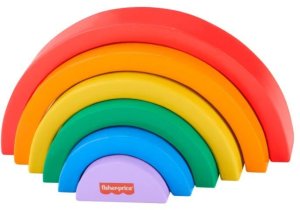 Drewniana tęcza do układania 6