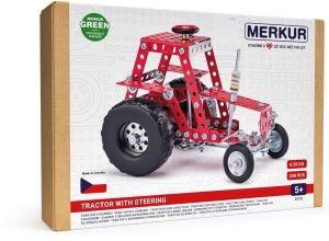 Klocki metalowe Merkur 057 Traktor ze sterowaniem, 205 el. 5578 MERKUR 2