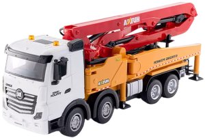 Ciężarówka Pomogruszka Betonowa Zdalnie Sterowana RC Huina Żółta 1:18 2