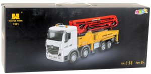 Ciężarówka Pomogruszka Betonowa Zdalnie Sterowana RC Huina Żółta 1:18 5