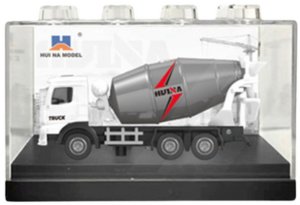 Betoniarka Metalowa Model Kolekcjonerski Huina Biała 1:80 3