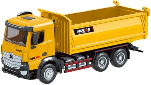 Ciężarówka Wywrotka Metalowa Huina Żółta 1:50 3