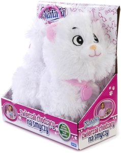 Kotek chodzący na smyczy Natalia biały 175978 3