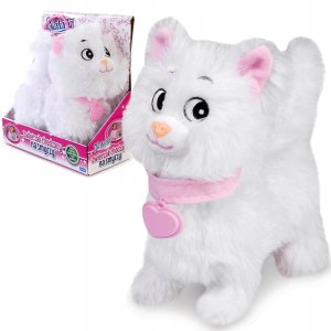 Kotek chodzący na smyczy Natalia biały 175978 7