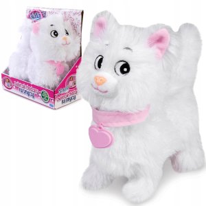 Kotek chodzący na smyczy Natalia biały 175978 8