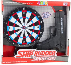 Zestaw pistolet z tarczą 24272 54184 4