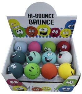 *****Piłeczka buźka 6cm 24szt/box 2001047 1