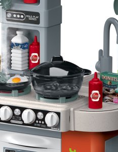 Duża dziecięca kuchnia kuchenka Szef Kuchni 72 elementy światło dźwięk 2