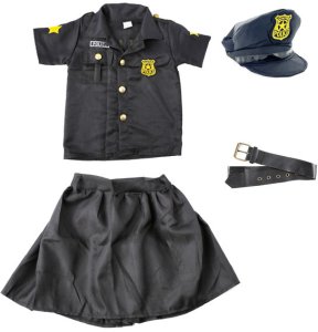 STRÓJ KOSTIUM POLICJANTKI DLA DZIEWCZYNKI S 11