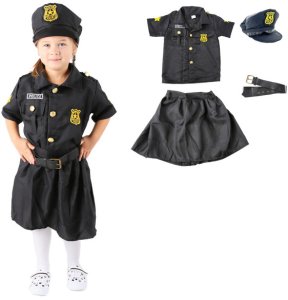 STRÓJ KOSTIUM POLICJANTKI DLA DZIEWCZYNKI S 12