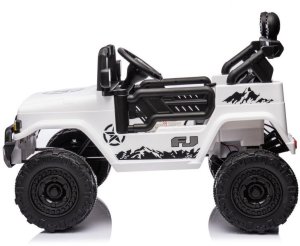 LeanToys Auto Na Akumulator Toyota FJ Biała 4x4 11