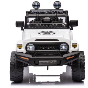 LeanToys Auto Na Akumulator Toyota FJ Biała 4x4 12