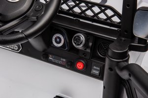 LeanToys Auto Na Akumulator Toyota FJ Biała 4x4 5