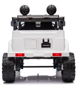 LeanToys Auto Na Akumulator Toyota FJ Biała 4x4 10