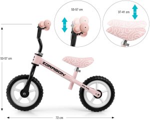 Rowerek biegowy Milly Mally Milly Mally Rowerek biegowy Dragon Pink 5