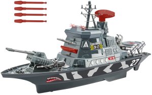 LeanToys Wojskowy Statek Militarny Wojsko Światła Dźwięki 3