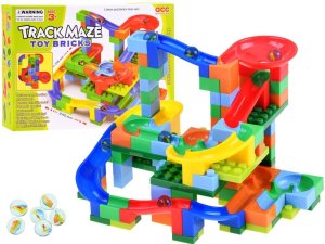 Kolorowe Klocki marble tor dla kulek 152ele ZA3228 1