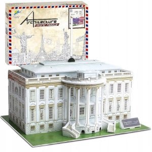 Przestrzenne Puzzle 3D BIAŁY DOM budowle ZA2529 1