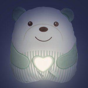 Pluszowy miś przytulanka z muzyką i podświetleniem zielony Chicco 3