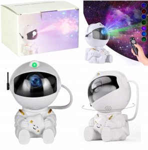 LAMPKA LED PROJEKTOR RZUTNIK GWIAZD NIEBA ASTRONAUTA DLA DZIECI PILOT A2778 1